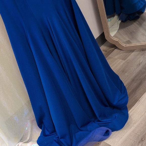 Clarisse Royal Blue Backless Dress - Picture 6 of 8